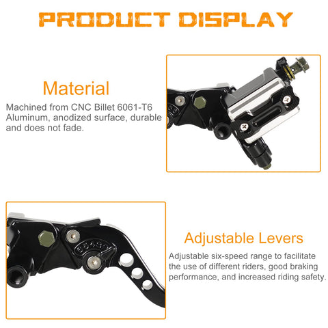 Universal 7/8" Handlebar Motorcycle Brake Clutch Lever Compatible Harley Honda Kawasaki Suzuki Yamaha Universal 7/8" Handlebar Motorcycle Brake Clutch Lever Compatible Harley Honda Kawasaki Suzuki Yamaha