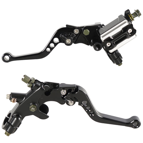 Universal 7/8" Handlebar Motorcycle Brake Clutch Lever Compatible Harley Honda Kawasaki Suzuki Yamaha Universal 7/8" Handlebar Motorcycle Brake Clutch Lever Compatible Harley Honda Kawasaki Suzuki Yamaha