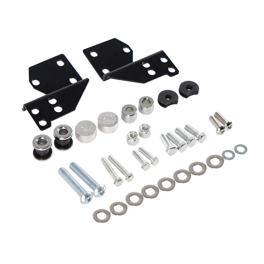 Harley Quick Release Hardware TCMI H-D Quick Release Sissy Bar Luggage Racks Docking Hardware Kit Fits For Harley Davidson Touring Electra Road Street Glide Road King In King Tour Pack For Harley - Foto 8