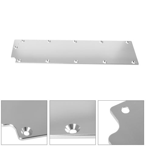 Gen 4 Billet Valley Pan Cover Plate Black For LS1 LS2 (Knock Sensor Delete) LS