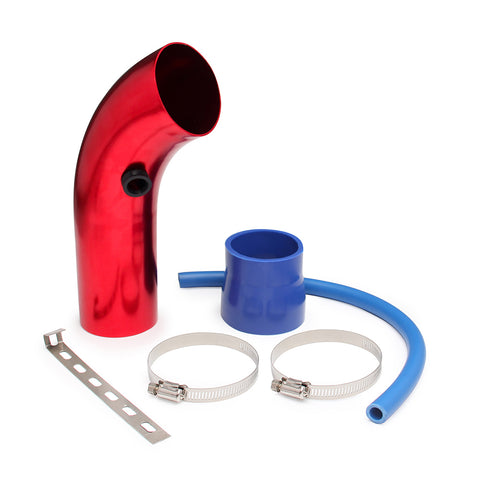 3'' Universal Car Cold Air Intake Filter Induction Pipe Kit Aluminum Power Flow Hose System