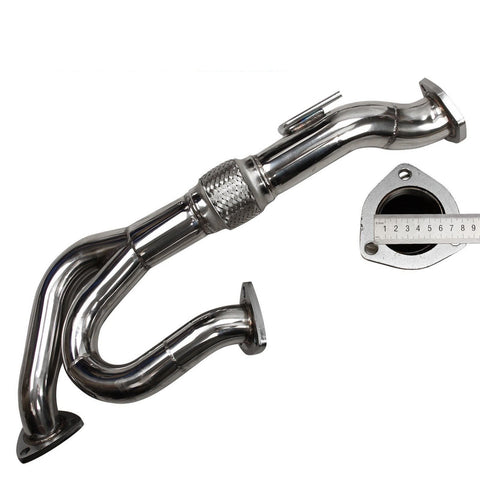 Stainless Steel Header Manifold Exhaust for 2002-2006 Nissan Altima VQ35DE V6 3.5L (Fits Manual Models)