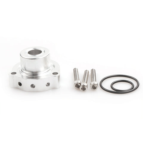 Suits Audi A1 A3 Q5 1.8T 2.0T Turbo Pressure Relief Valve Adapter Base Silver