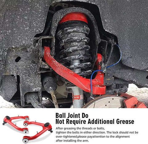 1999-2006 Chevrolet Silverado/GMC Sierra 1500 Front Upper Control Arms, 2-4" Lift Kit Suspension
