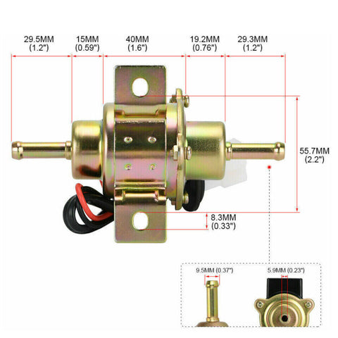 Diesel Electric Fuel Pump for Kubota Yanmar Cub Cadet 12585-52030 15231-52030_5