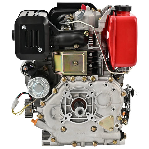 Diesel Engine 411cc 4 Stroke Single Cylinder 10HP 72.2mm Shaft Length 3600rpm