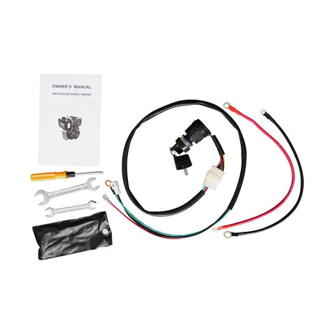 Diesel Engine 411cc 4 Stroke Single Cylinder 10HP 72.2mm Shaft Length 3600rpm