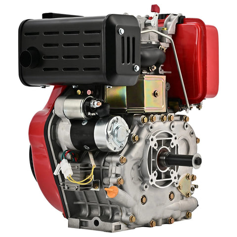 Diesel Engine 411cc 4 Stroke Single Cylinder 10HP 72.2mm Shaft Length 3600rpm