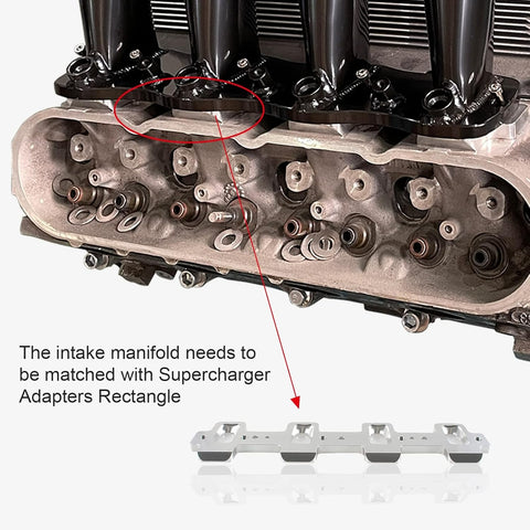 LS Intake Manifold with 102mm Throttle Body TPS IAC and Fuel Rails for Chevy 4.8 5.3 6.0 6.2 LS1 LS2 LS6 Aluminum Fabricated