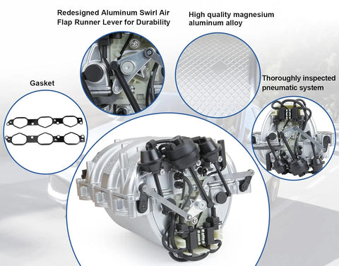 Intake Manifold Assembly for Mercedes-Benz C280 E350 CLK350 GLK350 SLK350 ML350