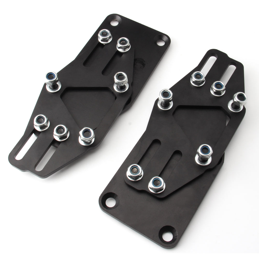 LS Conversion Adjustable Swap Mounts 58-72 Cars & Trucks Plain Steel_6
