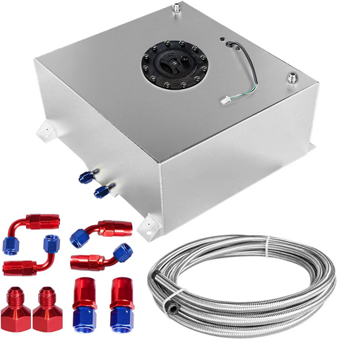 GSTP 15 Gallon Aluminum Street/Drift/Strip/Racing Fuel Cell Gas Tank+ Level Sender