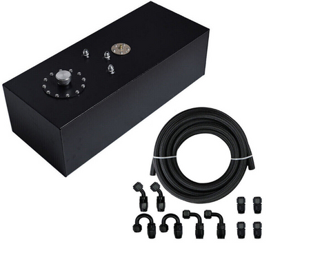 19 Gallon Aluminum Top Feed Fuel Cell Gas Tank+Cap+Level Sender 72L