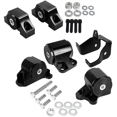 Honda civic 96-00 Solid Billet Engine Mount Set (3 BOLT) EK/EJ/EM/B16/B18/D16