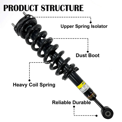 4X Front Rear Shock Absorber Strut Assys For Lexus GX470 Toyota Land Cruiser 120