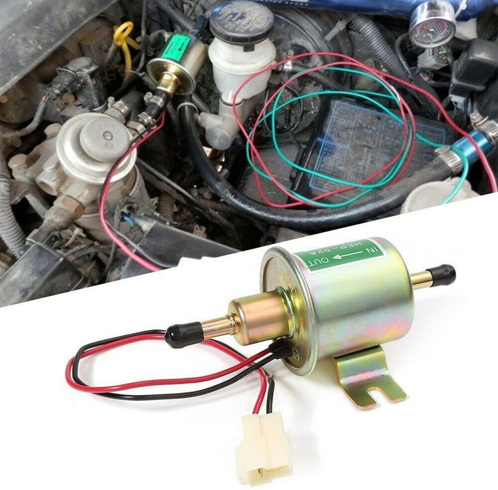 HEP-02A Universal Car 12V Fuel Pump Inline Low Pressure Electric