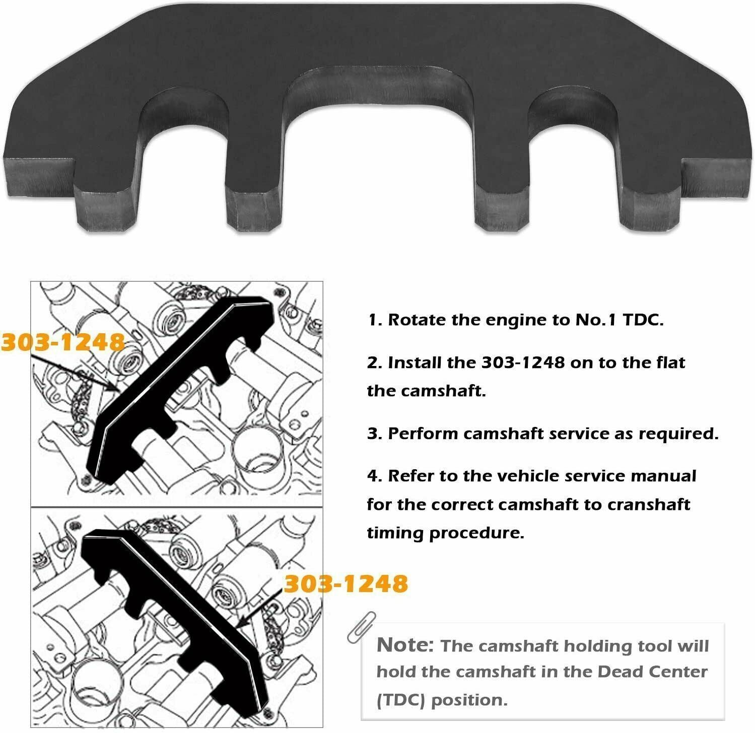  Camshaft Holding Tool, Engine Camshaft Timing Tool