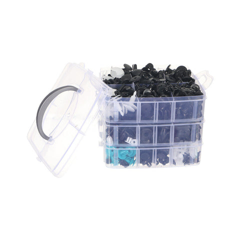 801Pcs/750Pcs/ 650Pcs Car Retainer Auto Fasteners Push Trim Plastic Clips Pin Rivet Bumper Kit