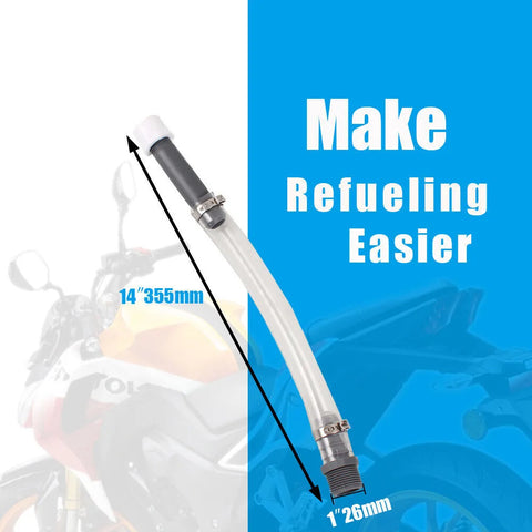 Universal Fuel Filler Hose for VP Racing, Jegs, LC2, Scribner Jugs