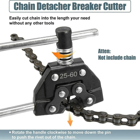 Complete Roller Chain Repair Kit for Bike/ATV Holder Puller Detacher Breaker Cutter (25-60)