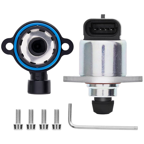 Throttle Position Sensor and Idle Air Control Valve Set Fit For LS Chevy GM