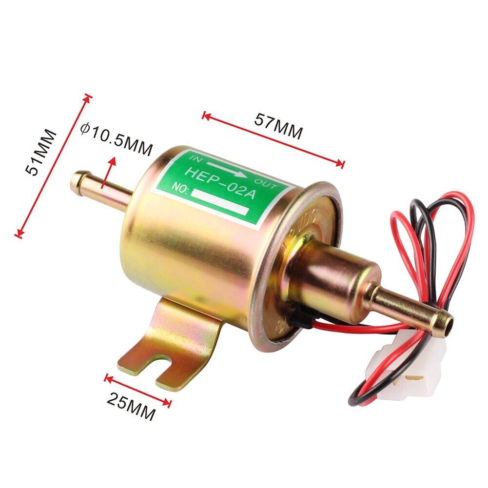 12V Universal 3-6PSI Gas Diesel Inline Low Pressure Electric Fuel Pump –  Gstpautoparts