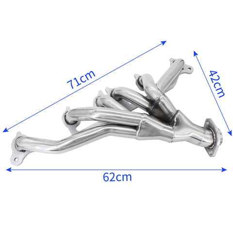 Stainless Manifold Header for Jeep91-03 Wrangler91-01 Cherokee93-01 Grand93-01