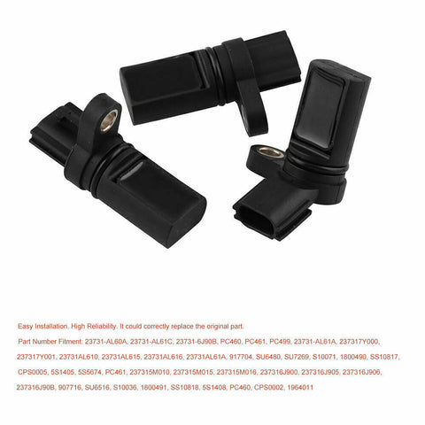 For 2005-2014 Nissan Pathfinder Camshaft Crankshaft Cam Crank Position Sensor 3x