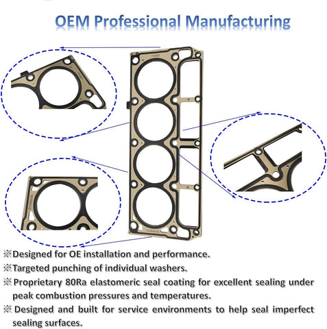 Cylinder Head Gaskets Set 12589226 For LS1/LS6 MLS