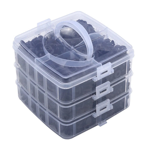 801Pcs/750Pcs/ 650Pcs Car Retainer Auto Fasteners Push Trim Plastic Clips Pin Rivet Bumper Kit