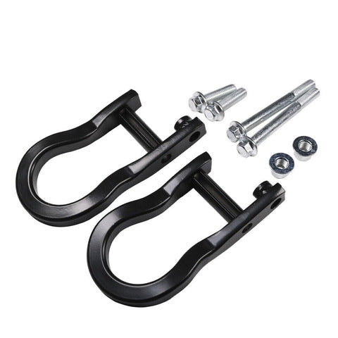 2Pcs Black Tow Hooks for Chevrolet GMC Silverado Sierra 1500 2007-2019 84072463