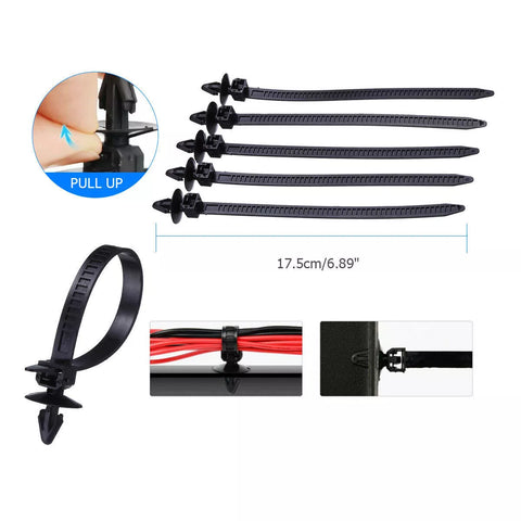 801Pcs/750Pcs/ 650Pcs Car Retainer Auto Fasteners Push Trim Plastic Clips Pin Rivet Bumper Kit