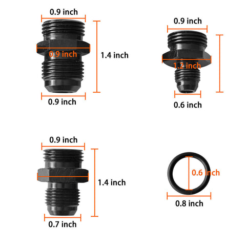 AN6 /AN8 /AN10 High FLOW 50 Micron Cleanable Aluminum Inline Fuel Filter