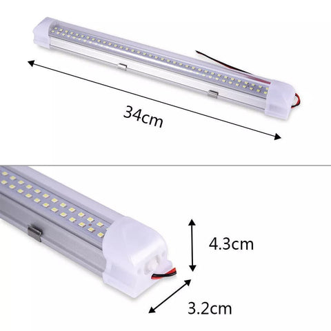2X 12V 108Leds RV Ceiling Dome Light LED Interior Lighting for Trailer Camper