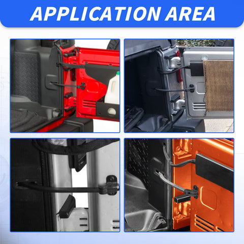 Tailgate/Rear Gate Check Strap Retaining Arm Fits For 2011-2018 Jeep Wrangler JK