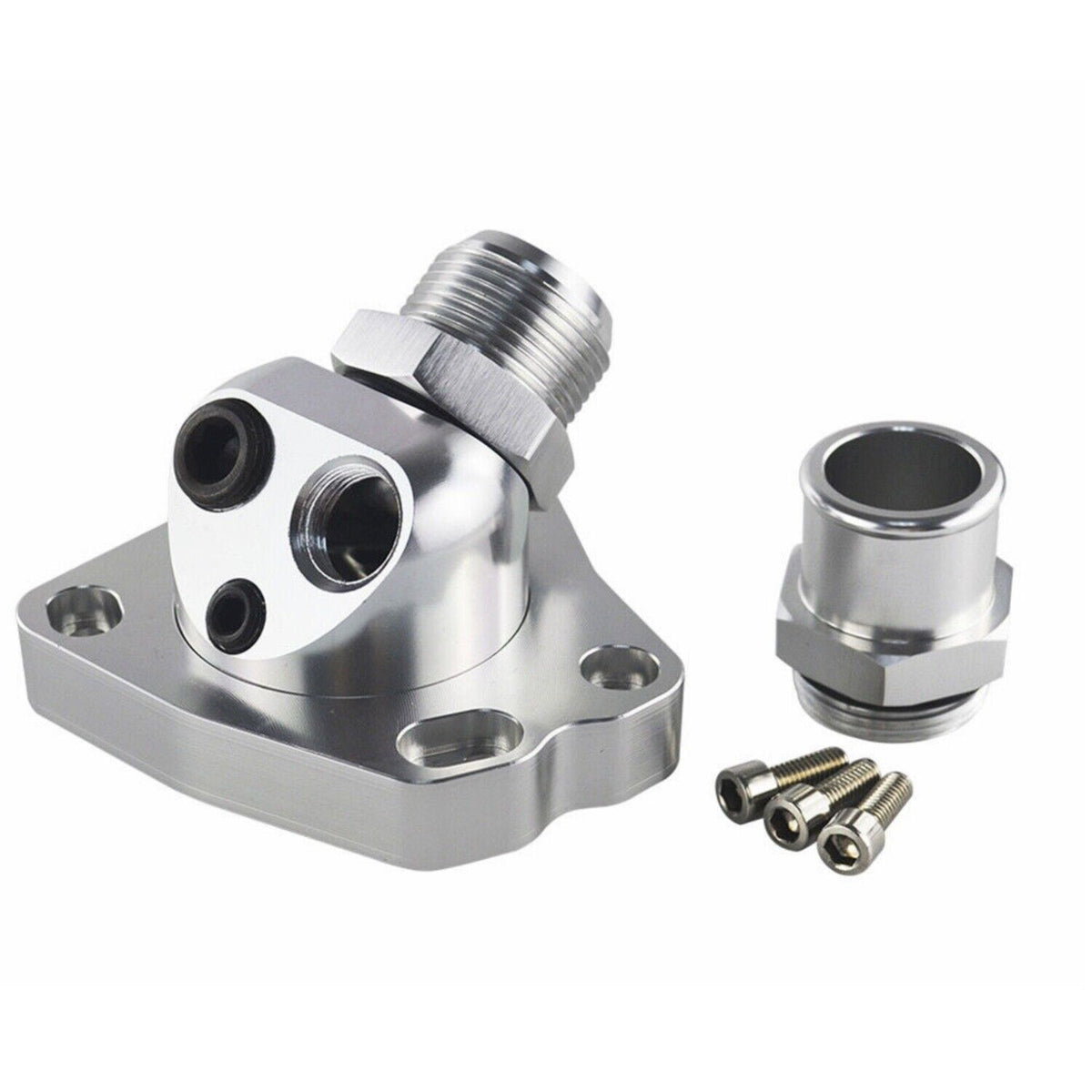 Aluminum Radiator Hose Swivel Neck Thermostat Housing for Honda K-Series K20 K24