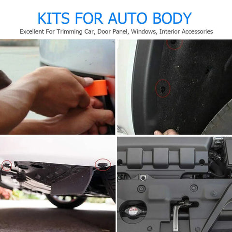 801Pcs/750Pcs/ 650Pcs Car Retainer Auto Fasteners Push Trim Plastic Clips Pin Rivet Bumper Kit