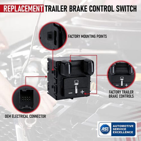 Trailer Brake Control Switch 2015-2021 Chevrolet Silverado Suburban GMC 84108373
