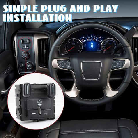 Trailer Brake Control Switch 2015-2021 Chevrolet Silverado Suburban GMC 84108373