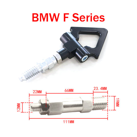 Car Triangle Track Racing Style Tow Hook Look Decoration Universal Accessories