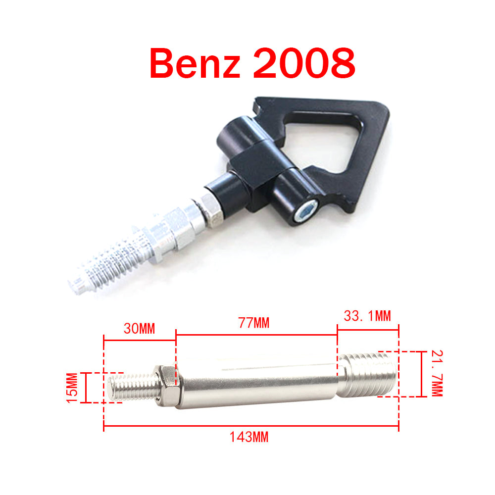 Car Triangle Track Racing Style Tow Hook Look Decoration Universal Accessories