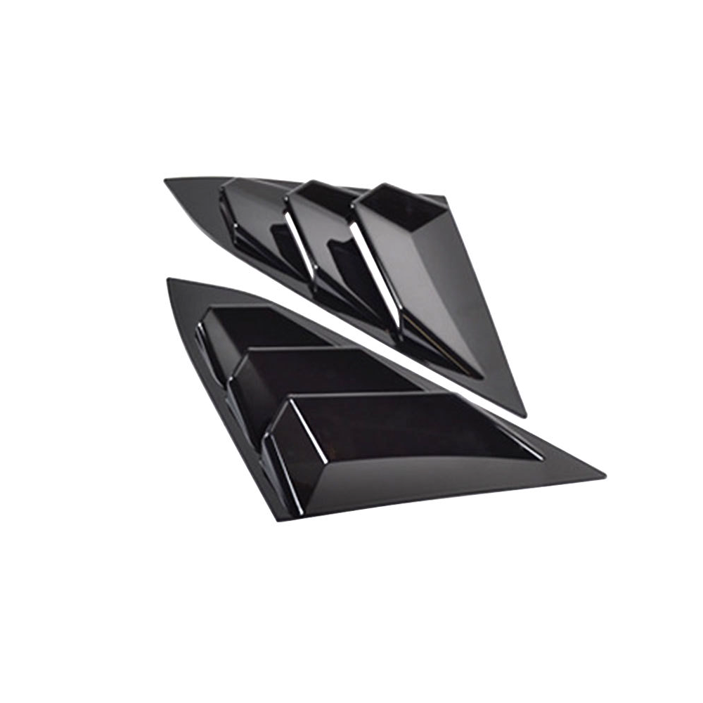 Honda 10TH Civic Sedan 2016-2019 Rear Quarter Window Louvers, 2 pcs/set, Carbon Fiber
